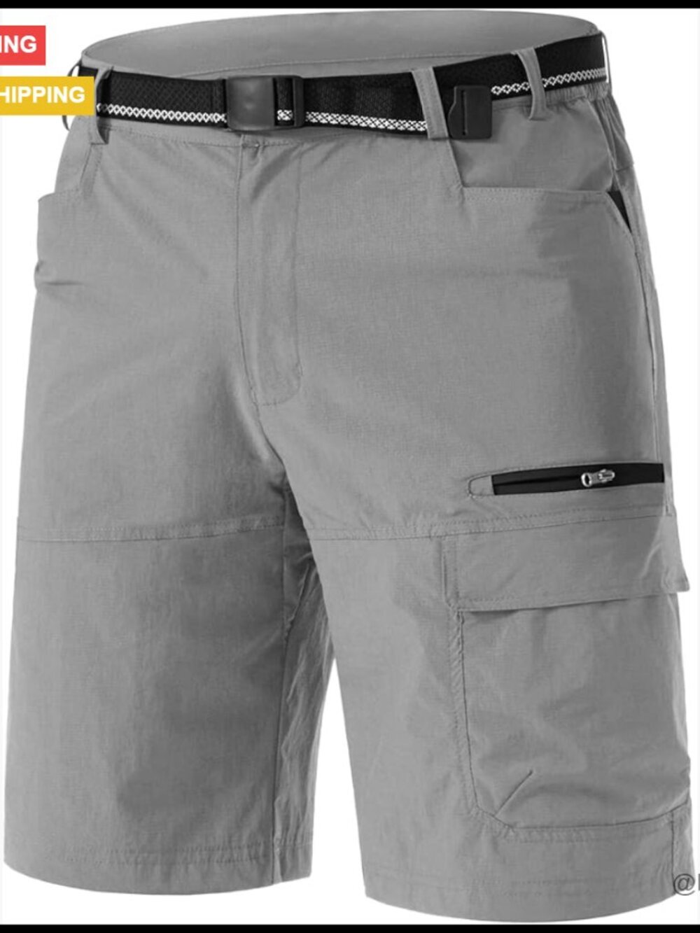 Quick Dry Water Resistant Cargo Shorts for Outdoor Activities